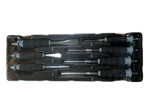 Beitelset 7-delig 3-20 mm Diverse Soorten
