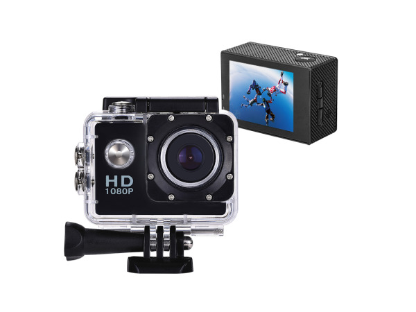 Mini Action Camera 1080P Waterdicht Zwart – foto 2 – kavel bij XL Auctions