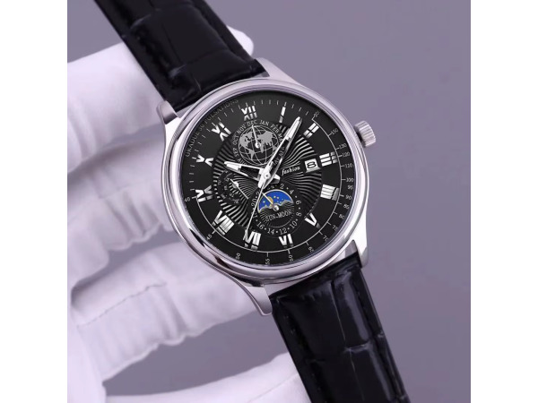 Zwart herenhorloge met luxe band – foto 3 – kavel bij XL Auctions