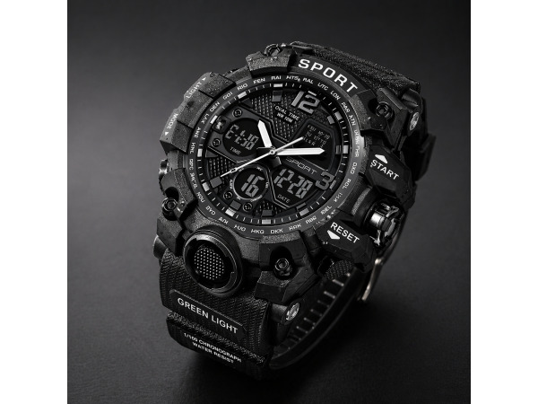 Sport Horloge Heren – Digitaal & Analoog – Waterbestendig – foto 2 – kavel bij XL Auctions