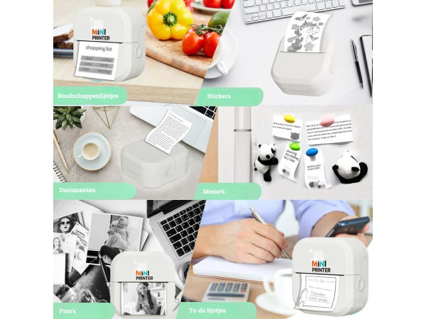 iTeck Mini Printer – Premium Pakket – foto 3 – kavel bij XL Auctions