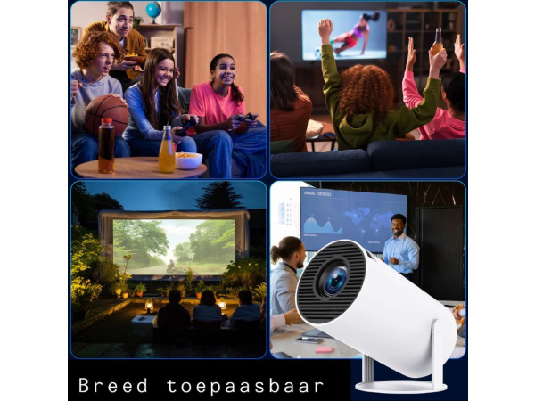 Portable Beamer – Draadloze Mini Projector – foto 3 – kavel bij XL Auctions