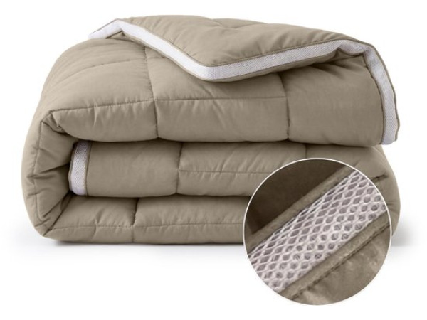 Sleeptime Dekbed Zonder Overtrek 200 x 200 cm Taupe