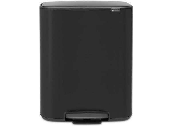 Brabantia Bo Prullenbak - 60 liter - 1 vak - Matt Black