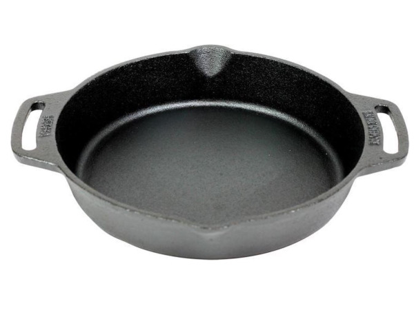 Valhal Skillet / Koekenpan, 2 handvatten - gietijzer 25cm