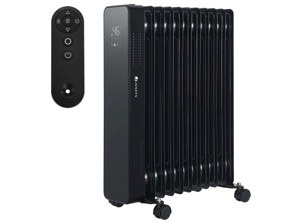 Elektrische verwarming / radiator - 2500 Watt - Zwart