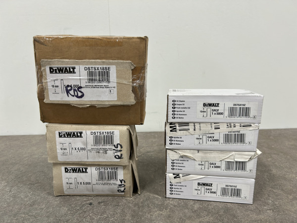 DeWalt nietjes set 7-delig