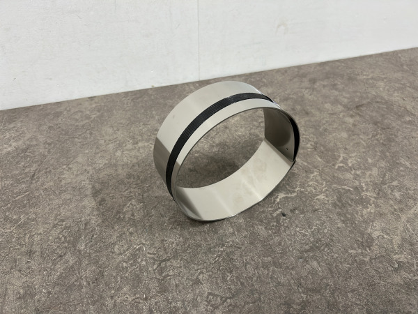 5x Solid behangerslat 6 cm x 2 m inox