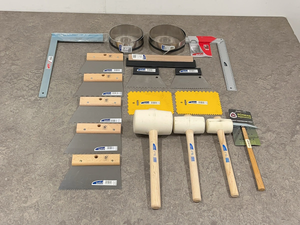 Solid tegelgereedschap set 18-delig