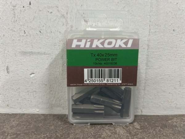 20x Hikoki powerbit TX-40 10-pack
