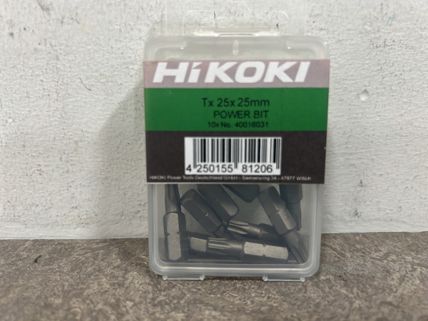 15x Hikoki powerbit TX-25 10-pack
