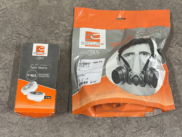 Securx halfgelaatsmasker met twin filters