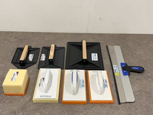 Pinguin stucadoorsgereedschap set 8-delig