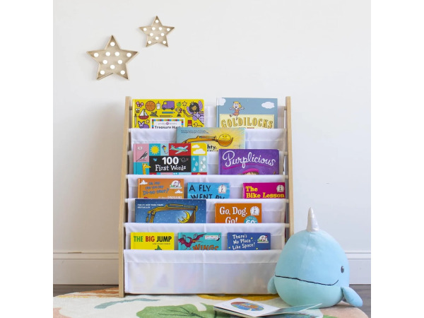 Journey Super Size 6 Etages Kinderboekenrek Wit/Naturel – foto 5 – kavel bij XL Auctions