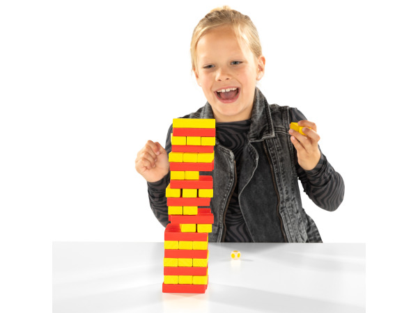 Buurman & Buurman Stapeltoren Spel met Dobbelsteen – foto 2 – kavel bij XL Auctions