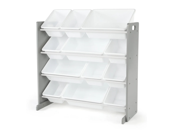 Inspire Grijs/Wit 12-Bin Speelgoedorganizer – foto 8 – kavel bij XL Auctions
