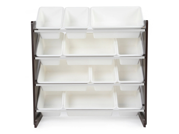 Espresso 12-Bin Speelgoedorganizer – foto 2 – kavel bij XL Auctions