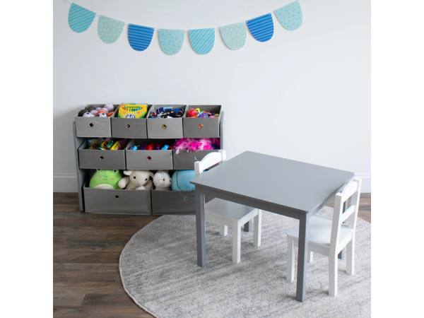 Camden Stof Multi Bin Speelgoed Organizer met 9 Opbergbakken – foto 3 – kavel bij XL Auctions