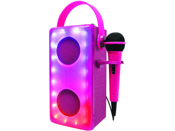 Roze lichtgevende Bluetooth®-luidspreker met microfoon – foto 2 – kavel bij XL Auctions