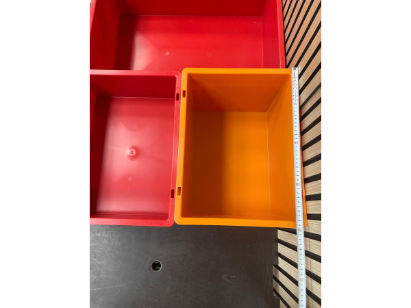 Transport-/magazijnbakken – 4 stuks – diverse maten – foto 3 – kavel bij XL Auctions