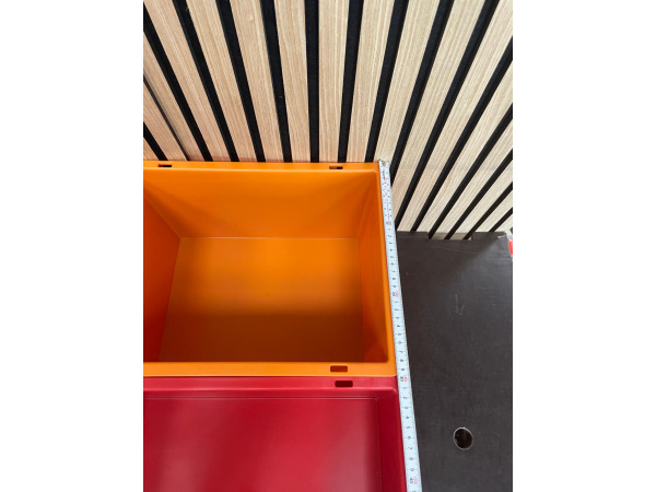 Transport-/magazijnbakken – 4 stuks – diverse maten – foto 4 – kavel bij XL Auctions