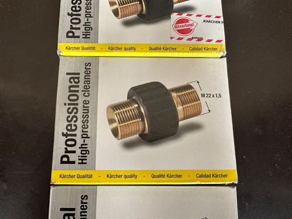 4x Kärcher 4.403-002.0 Slangkoppeling M22 x 1,5 – foto 3 – kavel bij XL Auctions