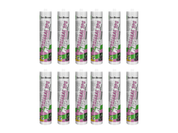 12x Den Braven Hybriseal 2PS Afdichtingskit Wit (290ml) – kavel bij XL Auctions