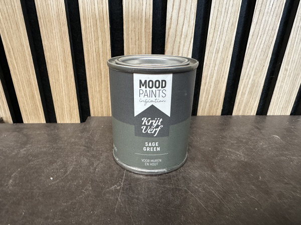 24x Moodpaints Krijtverf Sage Green 100ML – foto 2 – kavel bij XL Auctions