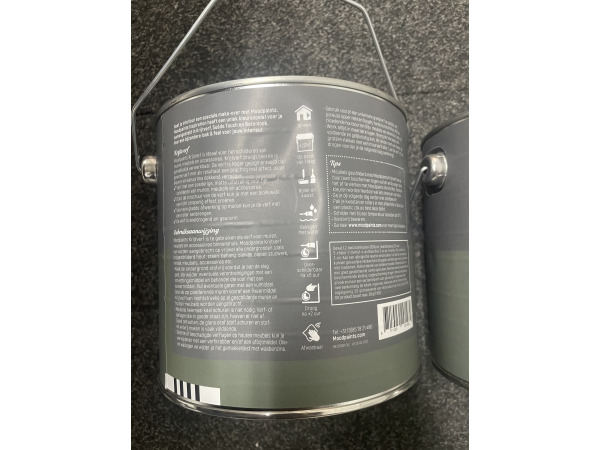 2x Moodpaints Krijtverf Sage Green – 2,5 L – Extra Mat – foto 2 – kavel bij XL Auctions