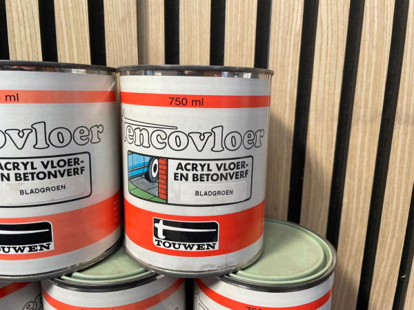 5x Tenco Vloer Acryl Vloer- en Betonverf 750 ml – Bladgroen – foto 2 – kavel bij XL Auctions