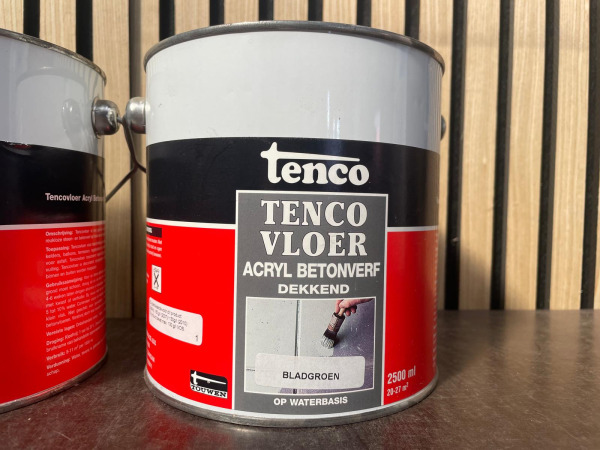 Tenco Vloer Acryl Betonverf Bladgroen 2,5 Liter – Dekkende – foto 2 – kavel bij XL Auctions