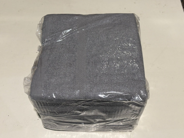 Handdoeken 50×100 cm – Set van 10 – 400 g/m² – Antraciet – foto 3 – kavel bij XL Auctions