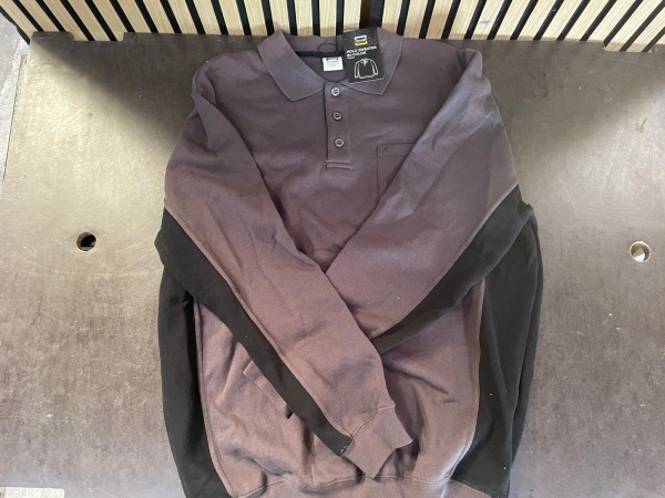 Tricorp Polo Sweater Bi-Color – Maat XL – Donkergrijs/Zwart – kavel bij XL Auctions