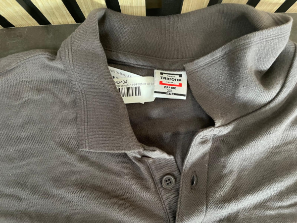 Tricorp PPF180 Fitted Poloshirt Donkergrijs – Maat XXL – foto 2 – kavel bij XL Auctions