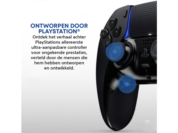 PS5 DualSense Edge Draadloze Controller - Midnight Black – foto 3 – kavel bij XL Auctions
