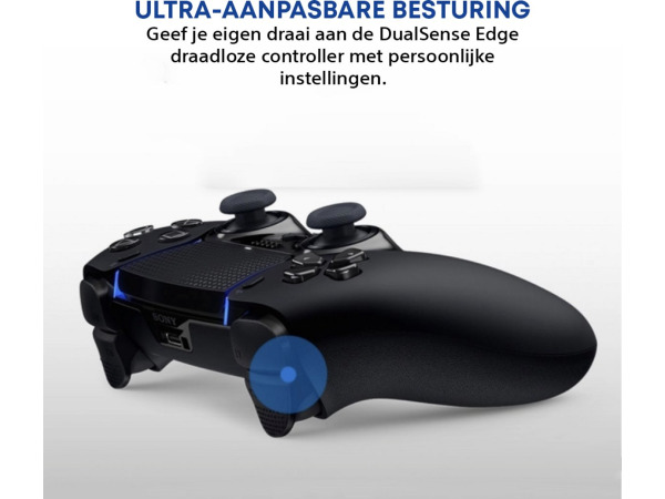 PS5 DualSense Edge Draadloze Controller - Midnight Black – foto 10 – kavel bij XL Auctions