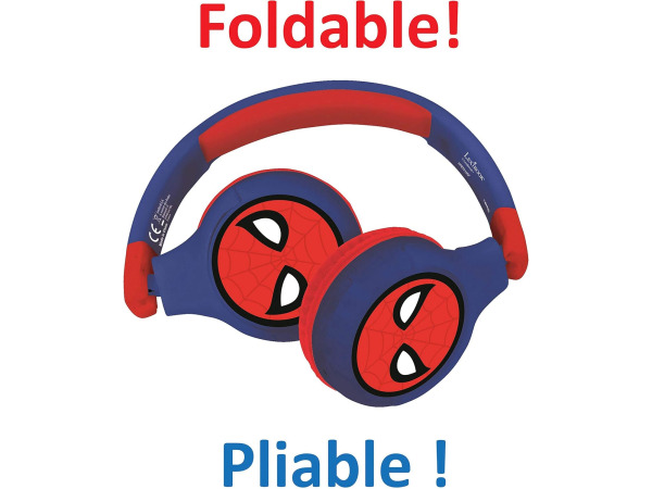 LEXiBOOK Spiderman 2-in-1 Bluetooth-koptelefoon HPBT010SP – foto 4 – kavel bij XL Auctions