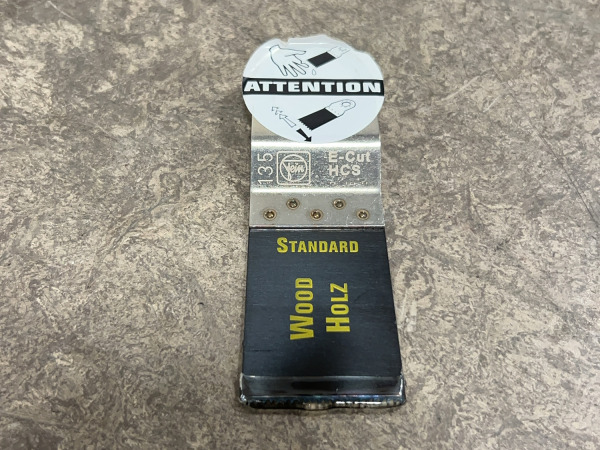 5x Fein multitool zaagblad 35mm E-Cut HCS hout – kavel bij XL Auctions