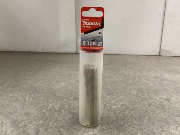 11x Makita metaalboor ø6,5x101mm 10-pack HSS-TiN – kavel bij XL Auctions