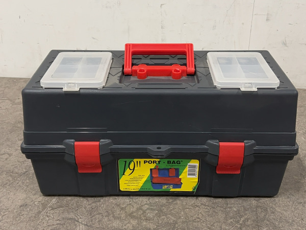 3x Port-Bag gereedschapskoffer met organizers 48x23x24cm – kavel bij XL Auctions