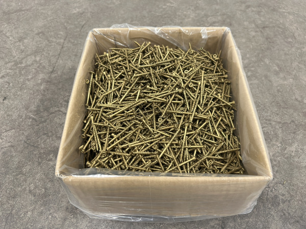 Doos vlonderschroeven ø4,2x56mm goudkleurig C4 – kavel bij XL Auctions