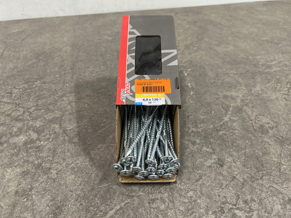 11x Dynaplus houtbouwschroef ø6x120mm 50-pack – kavel bij XL Auctions