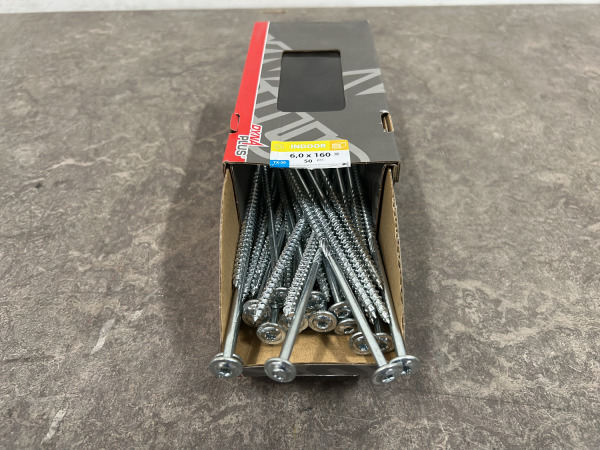 5x Dynaplus houtbouwschroef ø6x160mm 50-pack – kavel bij XL Auctions