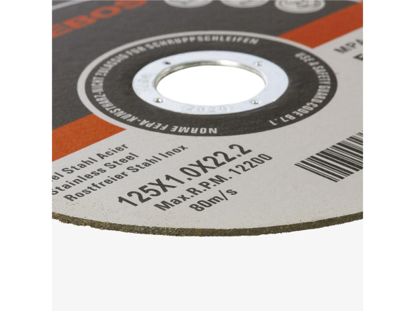 Slijpschijven - 50 stuks - 125mm x 1mm – foto 2 – kavel bij XL Auctions