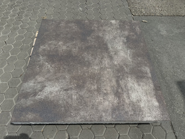 50 M2 Betontegel Bruin Genuanceerd 100x100x6 Cm