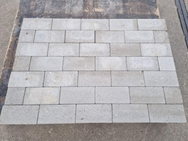52,25 M2 Betonsteen Grijs 22x11x6 Cm