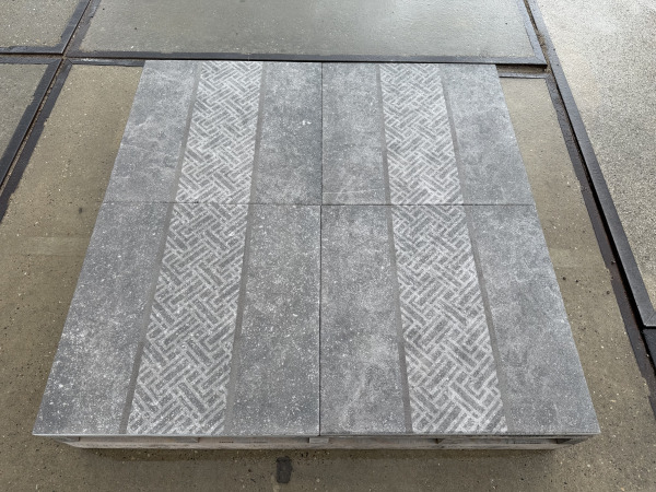 31,68 M2 Gecoate Tegel Decor 60x60x3 Cm