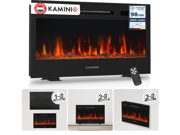 Marlon Pro 30 Elektrische Haard Zwart – 1800W 3-in-1 – kavel bij XL Auctions