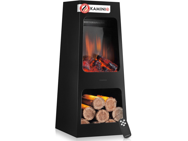 Kai L Elektrische Haard voor Binnen & Buiten – Zwart 1800W – kavel bij XL Auctions