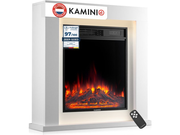 Matti Modern 32 Elektrische Haard – Wit – kavel bij XL Auctions